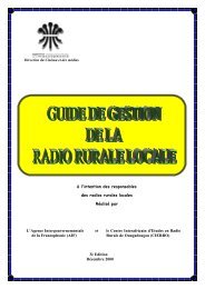 Guide gestion radio rurale - RFI-Planète Radio