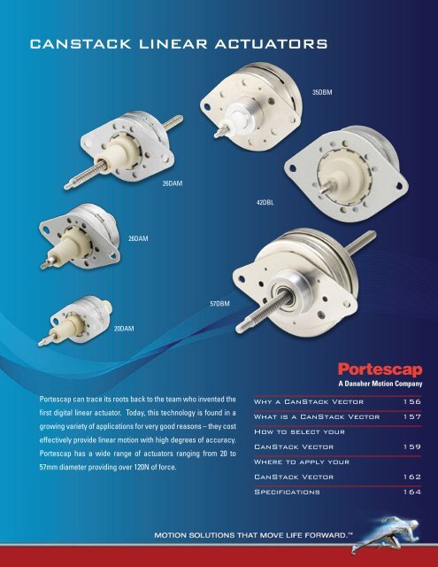 CanStaCk Linear aCtuatorS