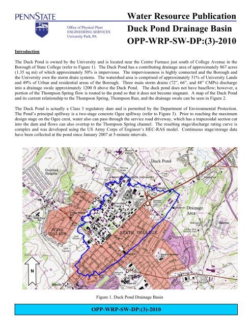 Water Resource Publication Duck Pond Drainage Basin OPP-WRP ...