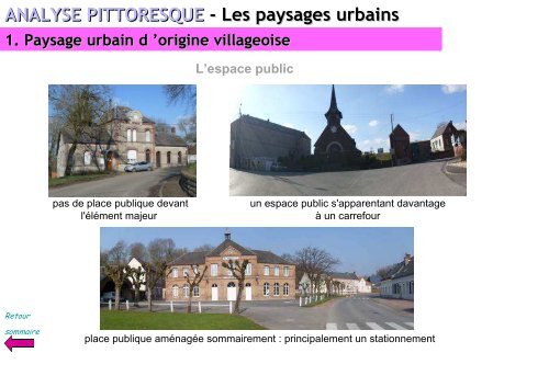 ANALYSE PITTORESQUE - Les paysages urbains - La ...