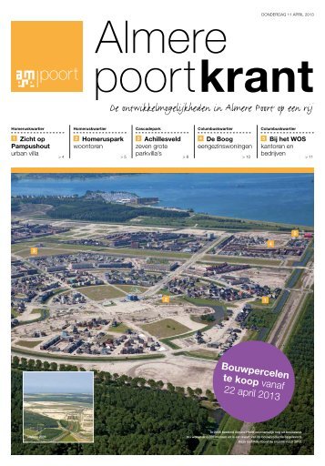 De ontwikkelmogelijkheden in Almere Poort op een rij - Ik Bouw Mijn ...