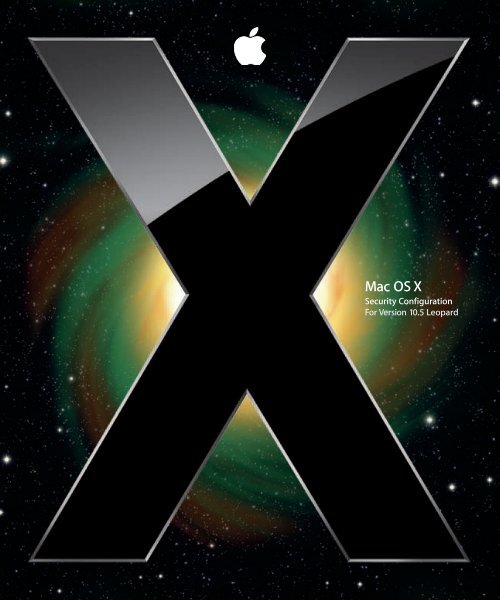 Mac OS X Security Configuration - Office of Information Technology