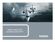 smart services business aircraft - Bombardier Events website