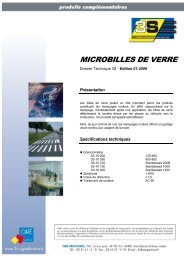 microbilles de verre - 3S signalisation produits de marquage routier
