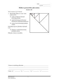 HÃ¤Ã¤buva geomeetrilise jada summa - Opetaja.edu.ee