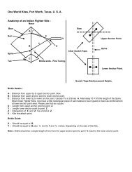 Traditional Fighter Kite 2 Point Bridle - fighterkitecentral.com