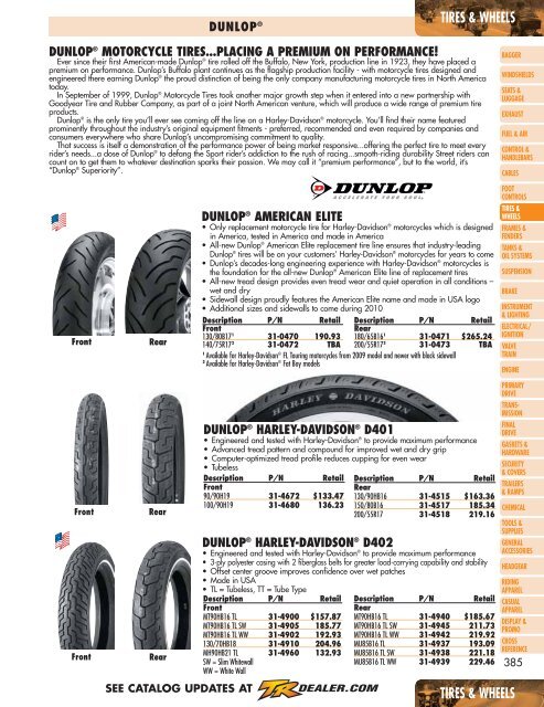 Tires & Wheels - Harley-DavidsonÂ® Parts and Accessories