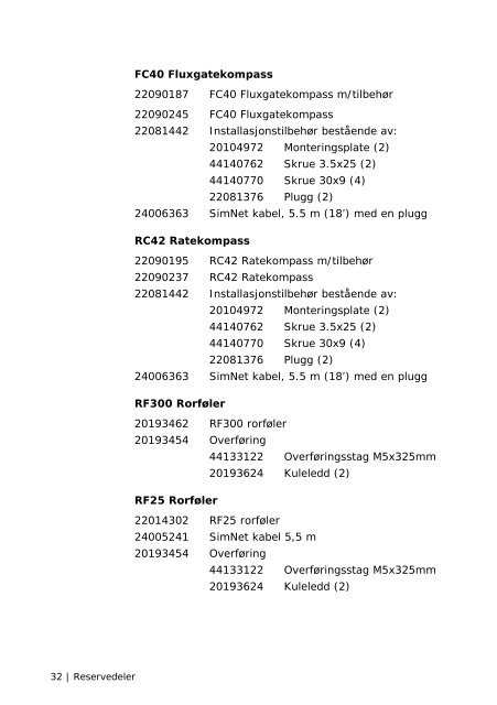 Klikk for Ã¥ laste ned INSTALLASJONSMANUAL AP24/ AP28 - ProNav