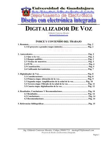 Digitalizador de Voz - ProtÃ³n