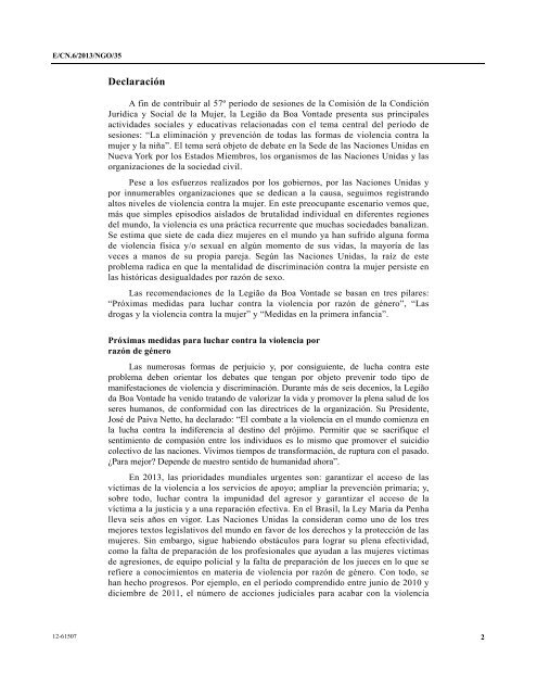 Consejo EconÃ³mico y Social - LBV