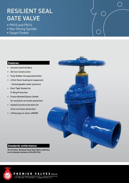 download brochure - Premier Valves