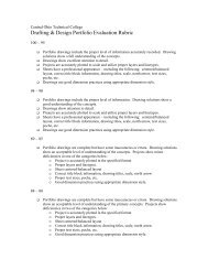 Drafting & Design Portfolio Evaluation Rubric - Central Ohio ...