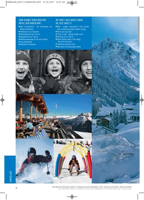 Gargellen Vom Schnee Sprechen Wir Nicht Den