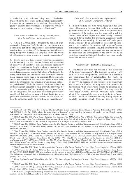 UNCITRAL 2012 Digest of Case Law on the Model Law on ...