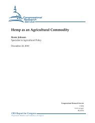 Hemp as an Agricultural Commodity - Vote Hemp