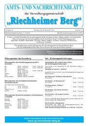 Amts - VG Riechheimer Berg