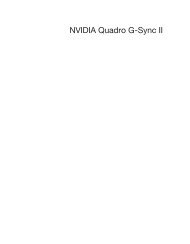 NVIDIA Quadro G-Sync II - PNY