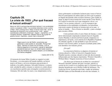 CapÃ­tulo 28. La crisis de 1933: Â¿Por quÃ© fracasÃ³ el boicot antinazi?