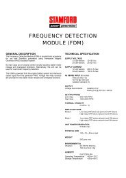 FREQUENCY DETECTION MODULE (FDM) - Frontier Power Products