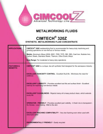 CIMTECH 320Z