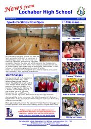 LHS Newsletter 17 - Lochaber High School