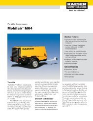 Mobilair M64 Literature - Kaeser Compressors