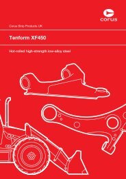 Tenform XF450 - Tata Steel in the automotive industry
