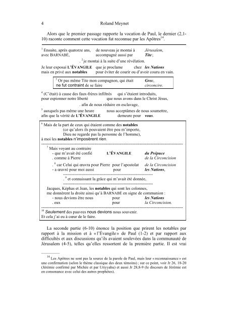 Composition et genre littÃ©raire de la premiÃ¨re section de l'ÃpÃ®tre aux ...