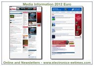 Media Information 2012 Euro - EE Times Europe