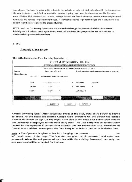 II, IV & VI Semester ~an ~ ~ftxfi.{, 1II1JiCfc - Vikram University