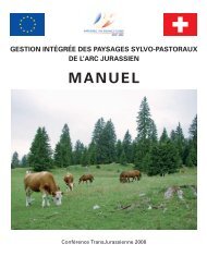 Gestion intégrée des paysages sylvo-pastoraux de ... - Waldwissen.net