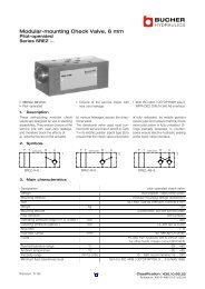 400âPâ466101âE - BUCHER HYDRAULICS