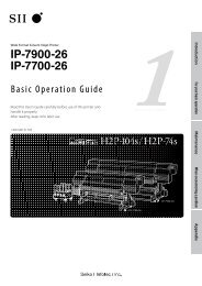 IP-7900-26 IP-7700-26 - Seiko I Infotech Inc.