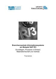 Theorieskript.pdf - Lehrstuhl fÃ¼r Wirtschaftsinformatik - TUM