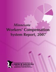 Workers' Compensation - Minnesota Department of Labor and Industry
