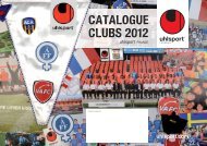 CATALOGUE CLUBS 2012 - Footeo