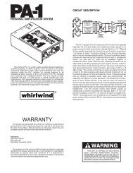 PA-1 Manual (163 KB - PDF) - Whirlwind