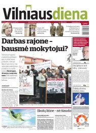 Darbas rajone â bausmÄ mokytojui? - Diena.lt