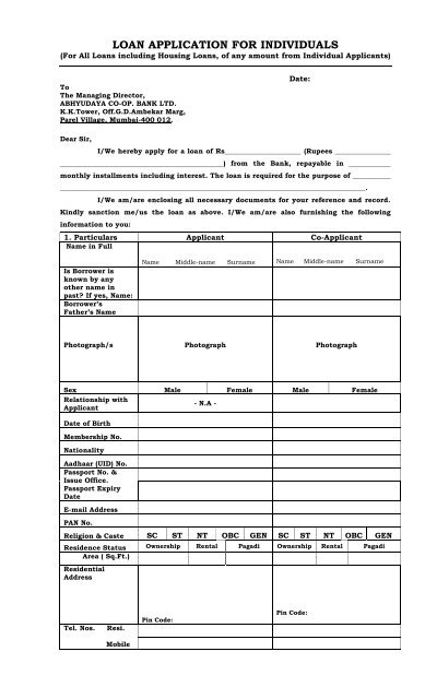 Download - Abhyudaya Co-operative Bank Ltd.