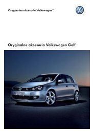 Oryginalne akcesoria Volkswagen Golf - besmarex.pl