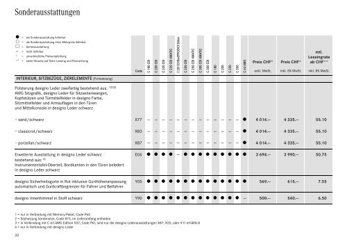 Download Preisliste C-Klasse T-Modell gÃ¼ltig ab ... - Mercedes-Benz