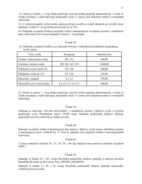 Pravilnik o homologaciji vozila-nacrt - DrÅ¾avni zavod za mjeriteljstvo