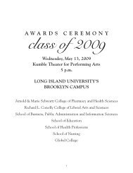 AWARDS CEREMONY - Long Island University