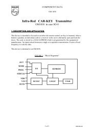 IR CAR-KEY TRANSMITTER, OM1058 in case SO-8 - Laurent ...