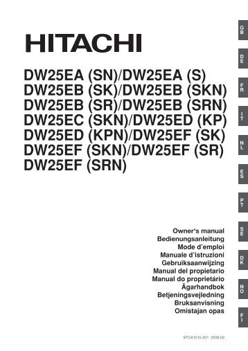 DW25EF (SK) - Hitachi