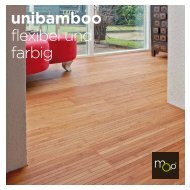 unibamboo flexibel und farbig - MOSO Bambus