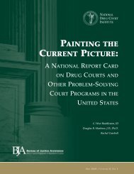 PAINTING THE CURRENT PICTURE: - National Drug Court Institute