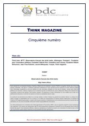 Think magazine - Base de connaissance AEGE