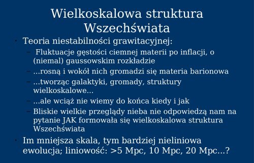 Wielkoskalowa struktura Wszechświata 2007