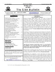 The Sikh Bulletin